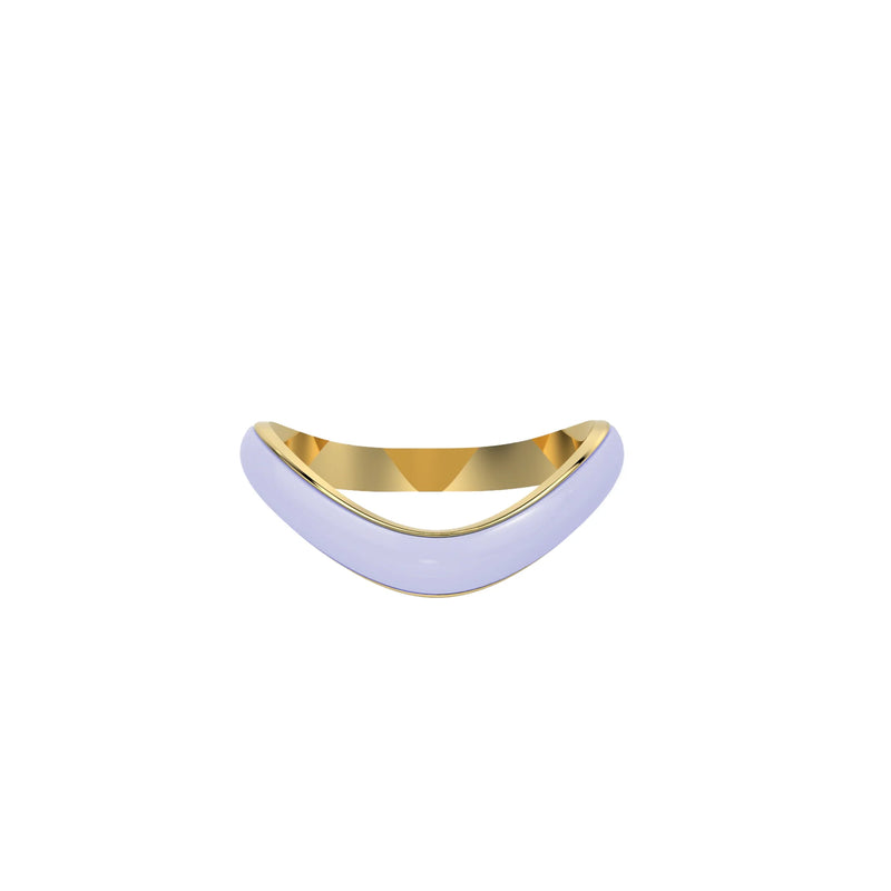 Liquid Tide Wave Ring