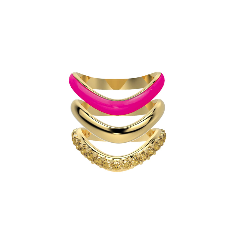 The Sugar Echo-Gold  (Set of 3)