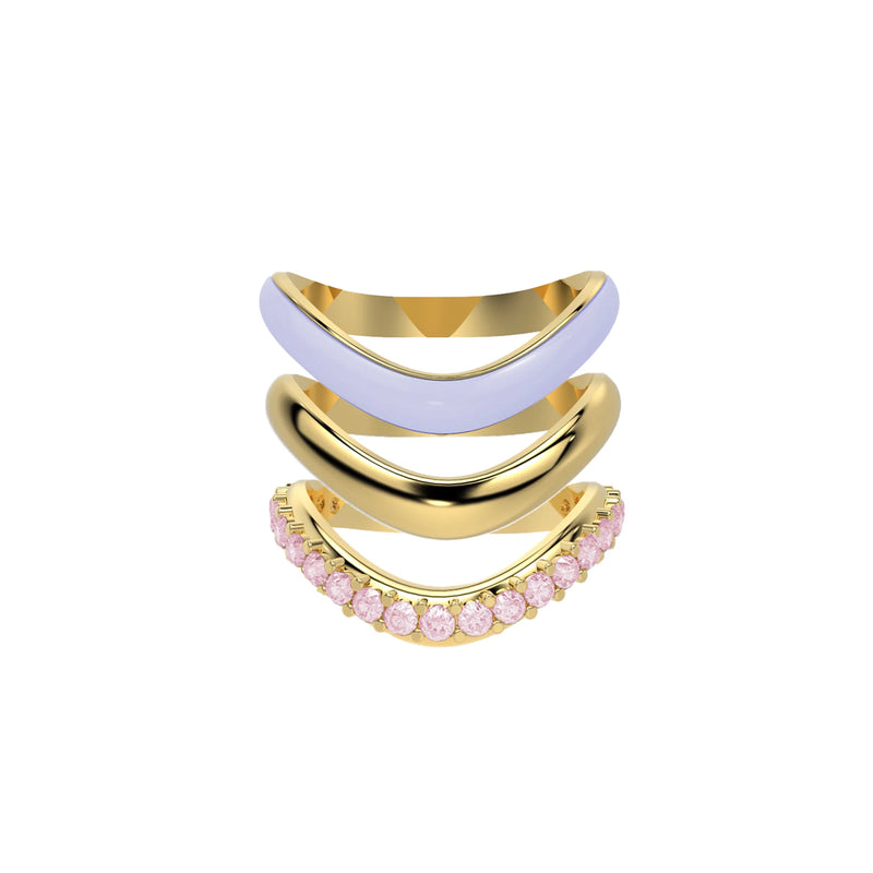 The Sugar Echo-Gold  (Set of 3)