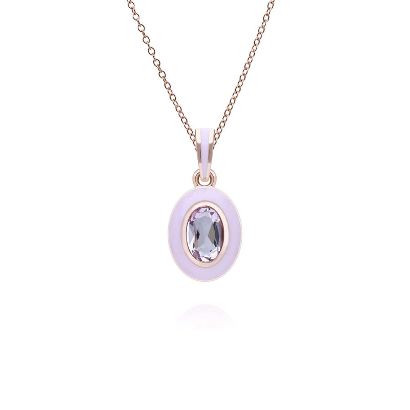 Aura Oval Pendant (Lavender Edition)