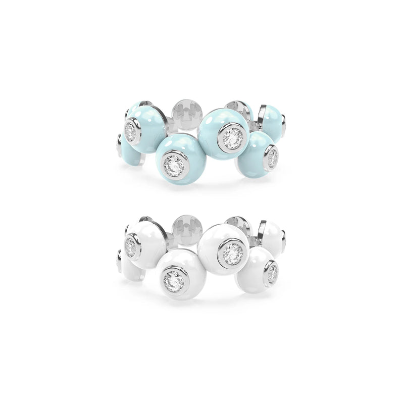 The Dopamine Overdose-Silver Ring set of 2