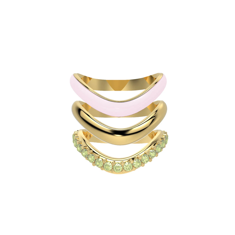 The Sugar Echo-Gold  (Set of 3)