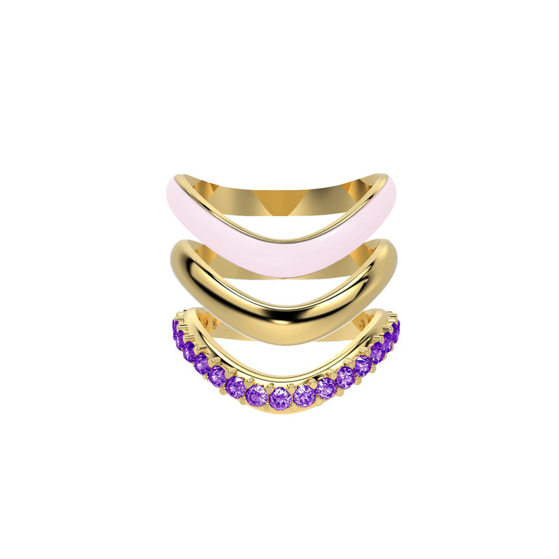 The Sugar Echo-Gold  (Set of 3)