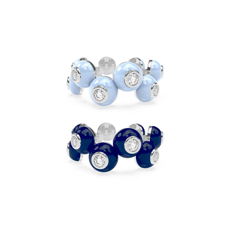 The Dopamine Overdose-Silver Ring set of 2