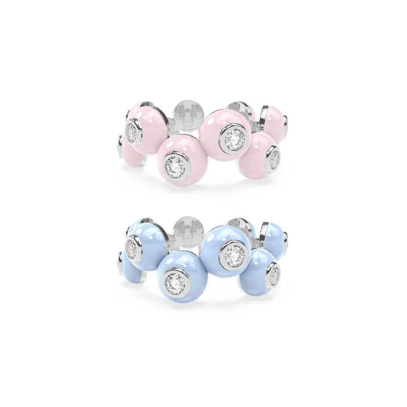 The Dopamine Overdose-Silver Ring set of 2