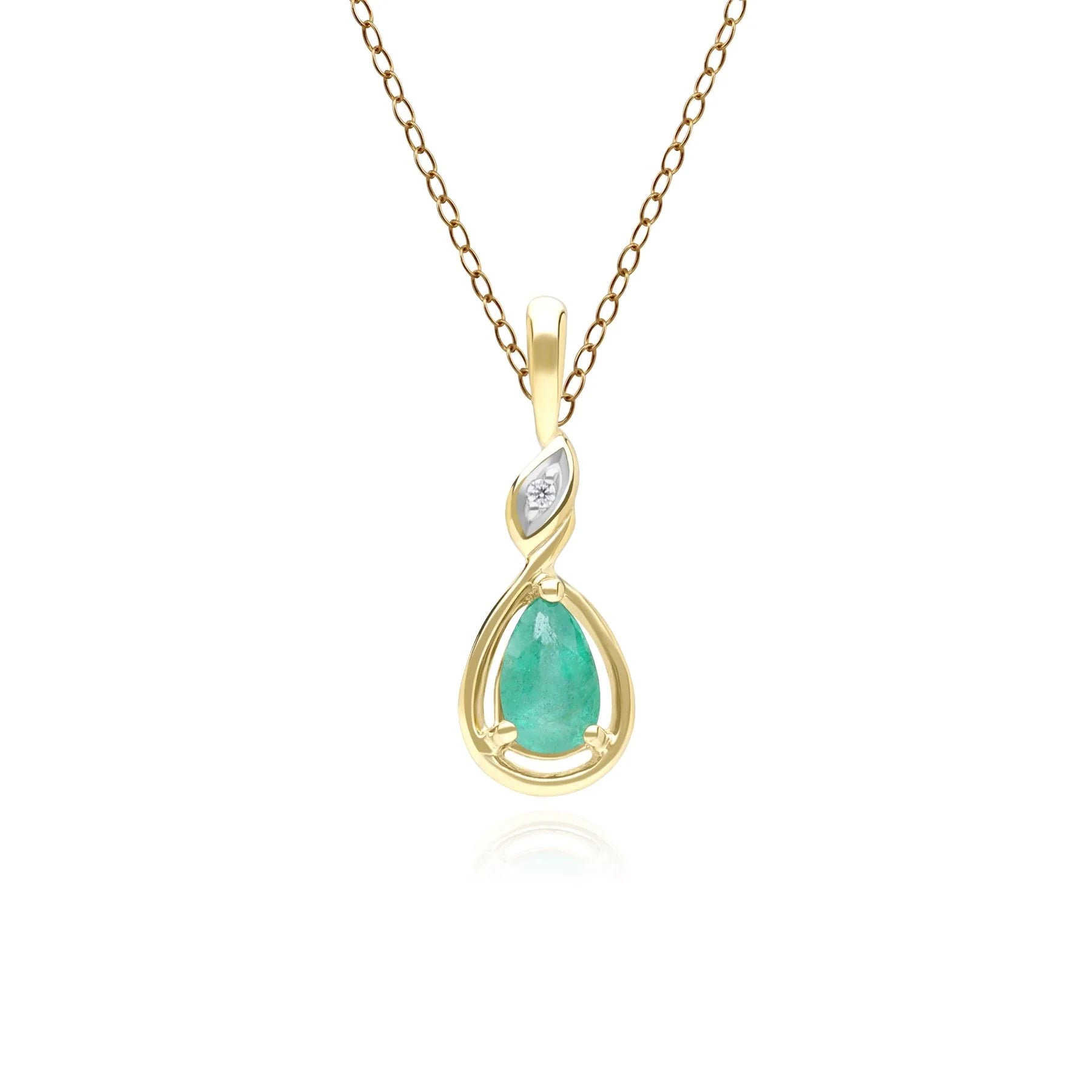 Lumina Oval Pendant (Emerald Edition)