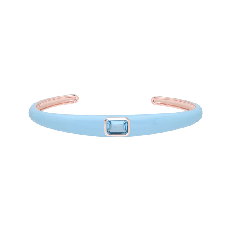 Azure Arc Cuff Bracelet