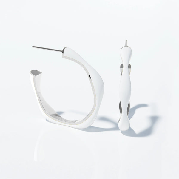 Sugar Override Hoop Earrings (SILVER)