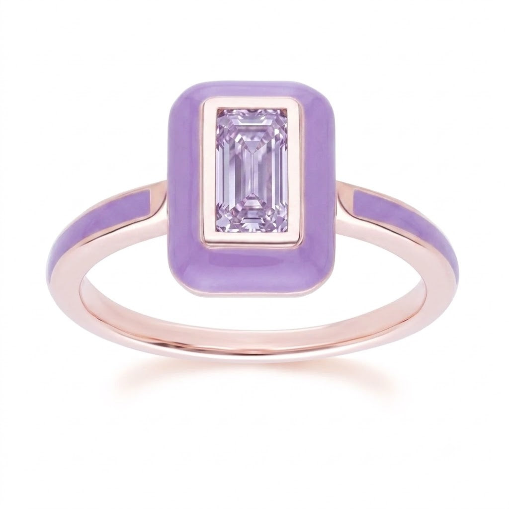 Chroma Baguette Ring (Sky Edition)