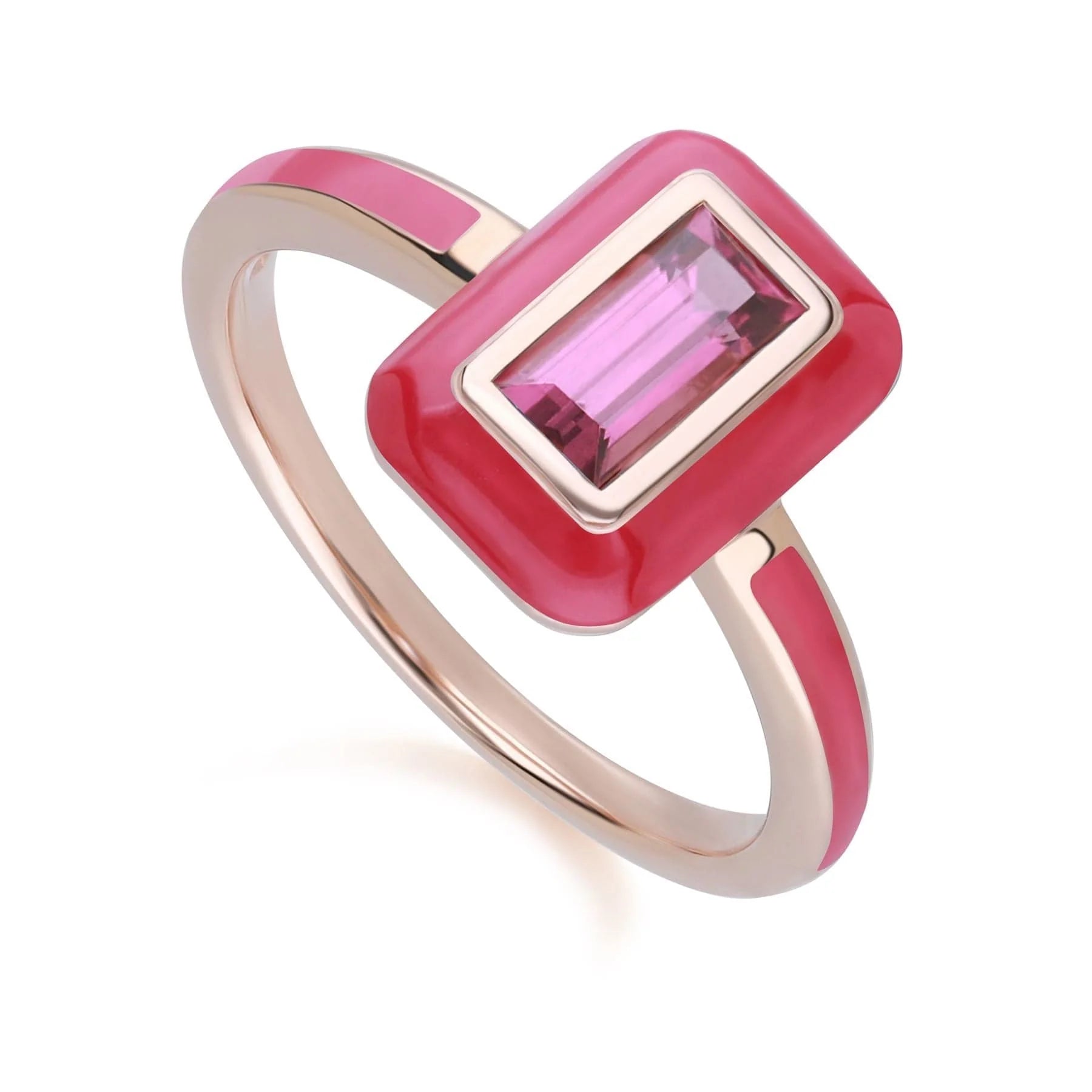 Aura Oval Ring (Fuchsia Edition)
