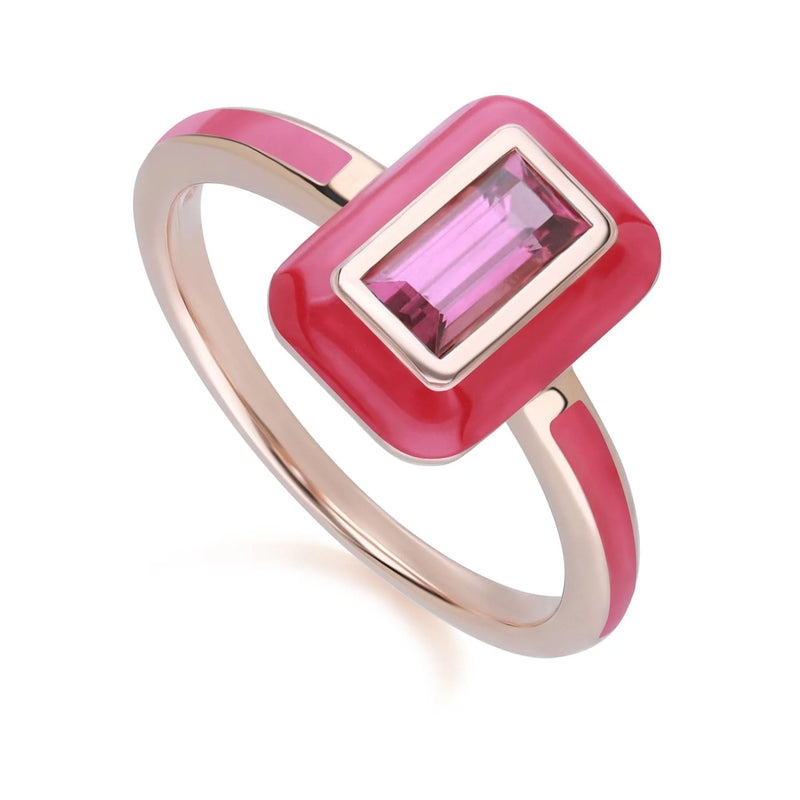 Aura Oval Ring (Fuchsia Edition)