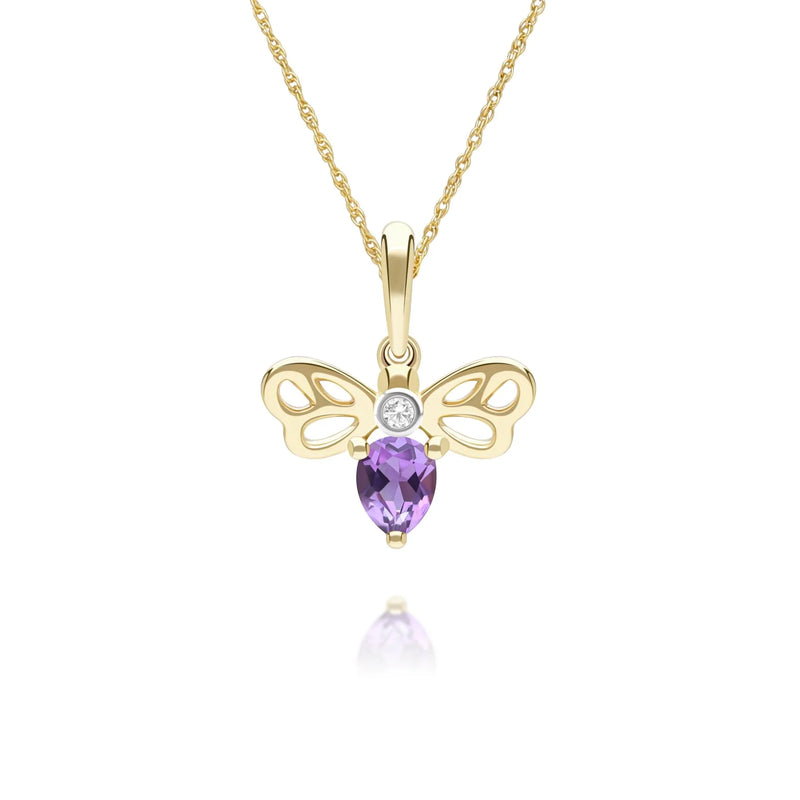 Lumina Butterfly Pendant (Garnet Edition)