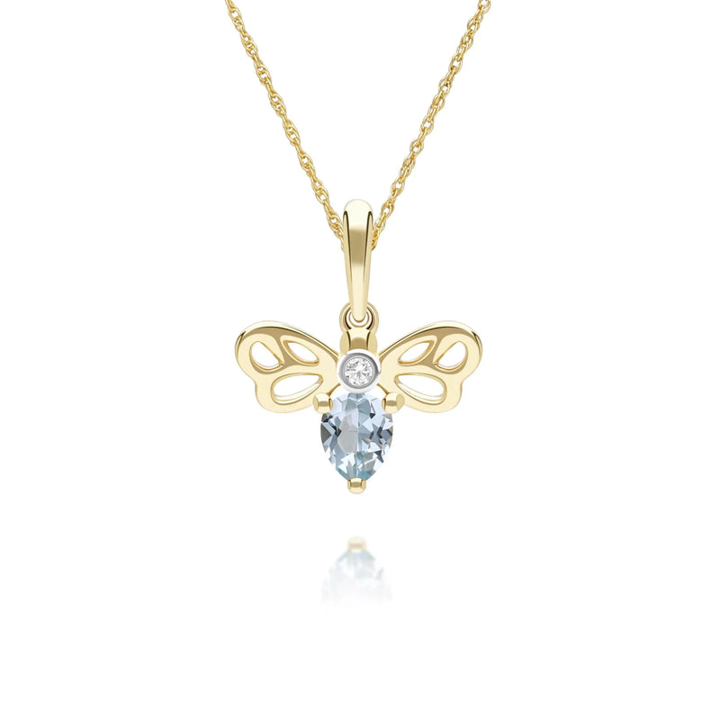 Lumina Butterfly Pendant (Garnet Edition)