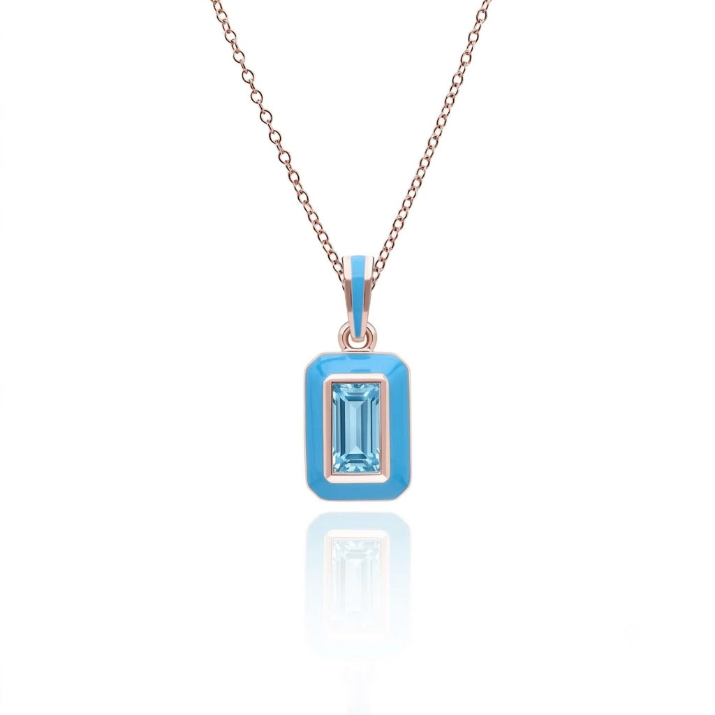 Chroma Baguette Pendant (Mint Green Edition)