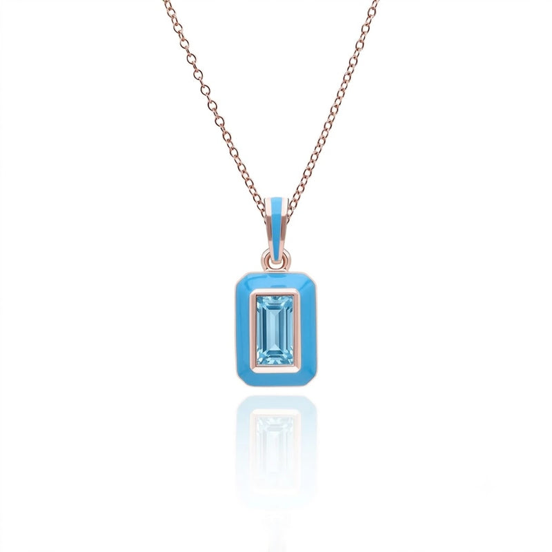 Chroma Baguette Pendant (Mint Green Edition)