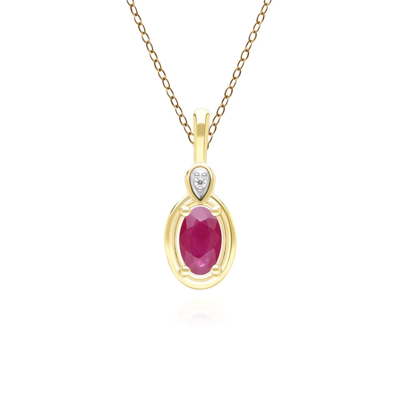 Lumina Oval Pendant (Emerald Edition)