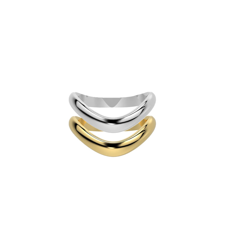 Liquid Tide Wave Ring (GOLD)