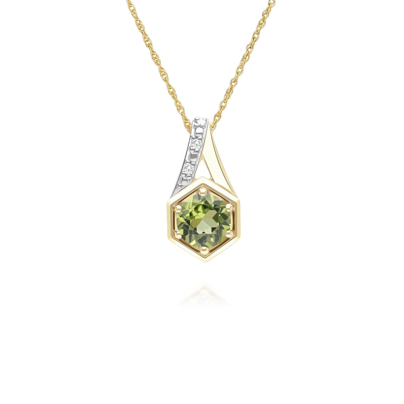 Apex Hexagon Pendant (Olive Edition)