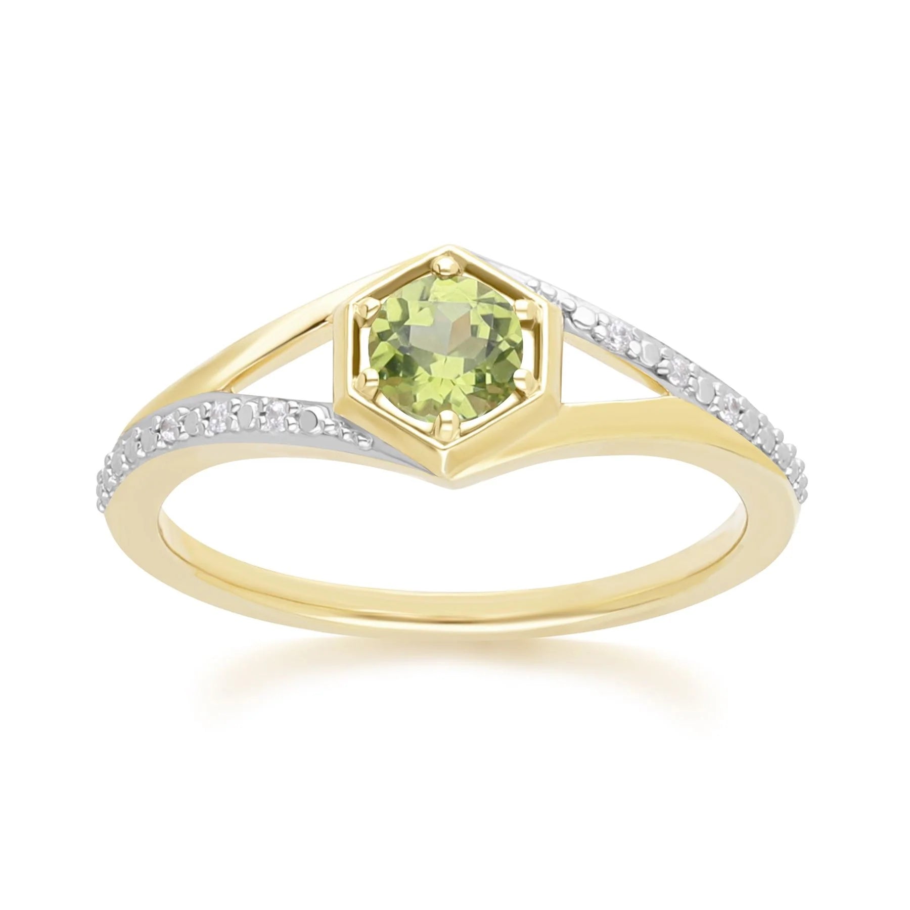 Apex Hexagon Ring (Olive Edition)