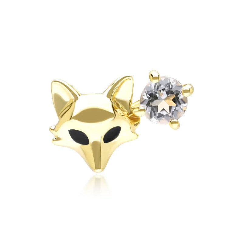 Lumina Fox Stud (Peridot Edition)