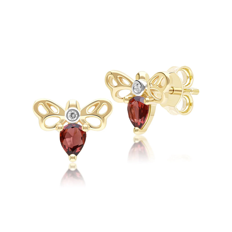 Lumina Butterfly Stud (Sky Edition)