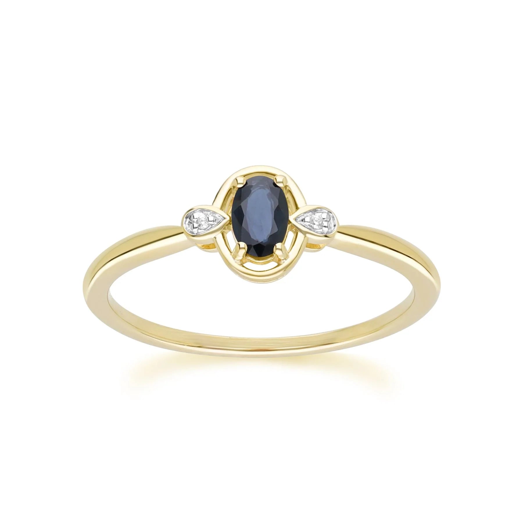 Lumina Oval Ring (Sapphire Edition)
