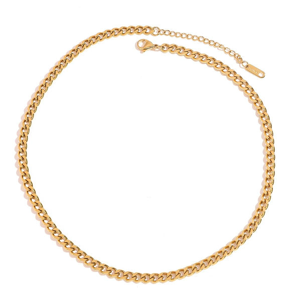 Twisted Elegance 18K Gold-Plated Choker Necklace