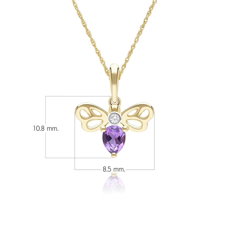 Lumina Butterfly Pendant (Garnet Edition)