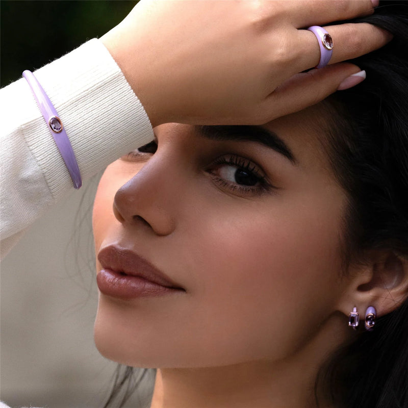 Azure Arc Cuff Bracelet