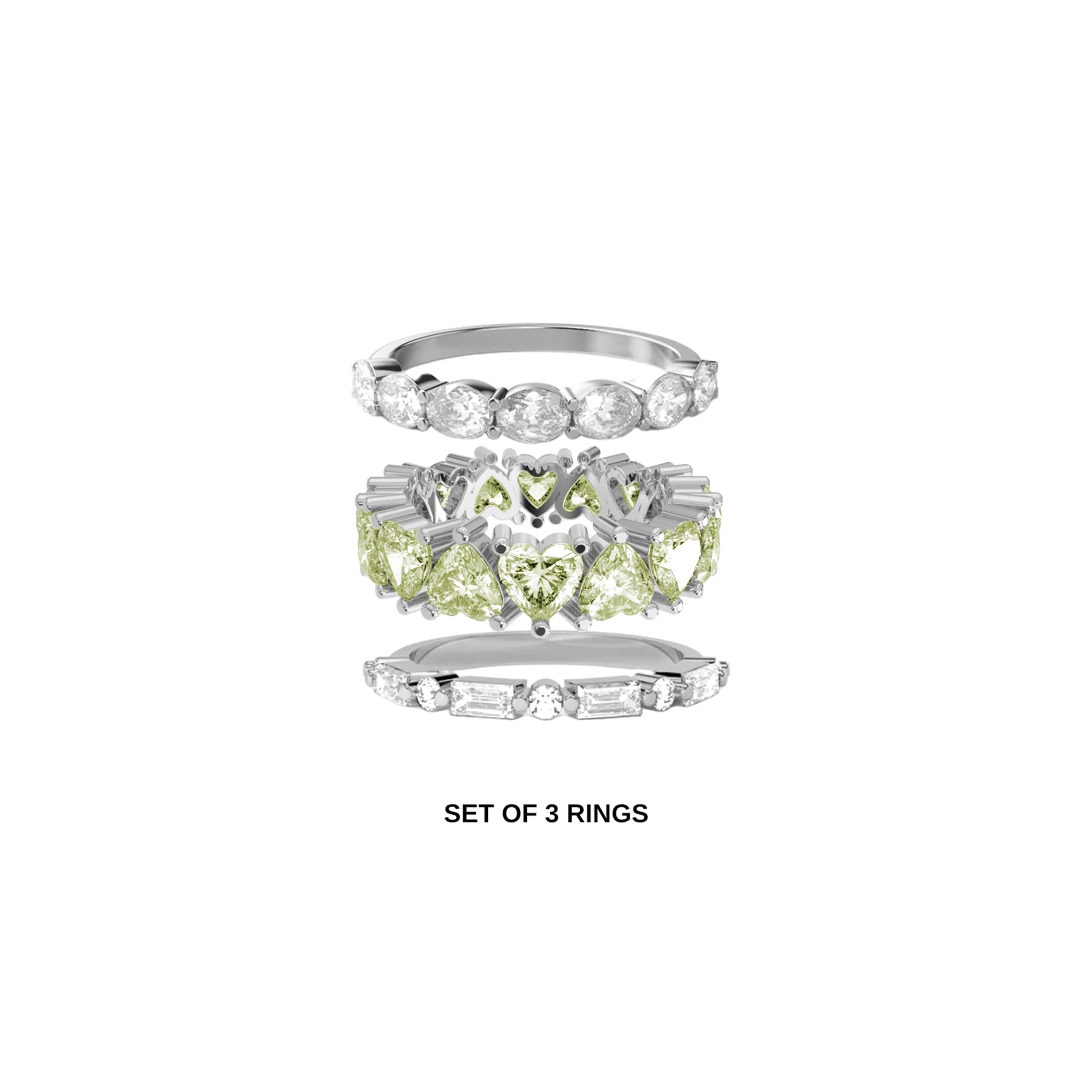 Eternal Trio Ring Set (SILVER)