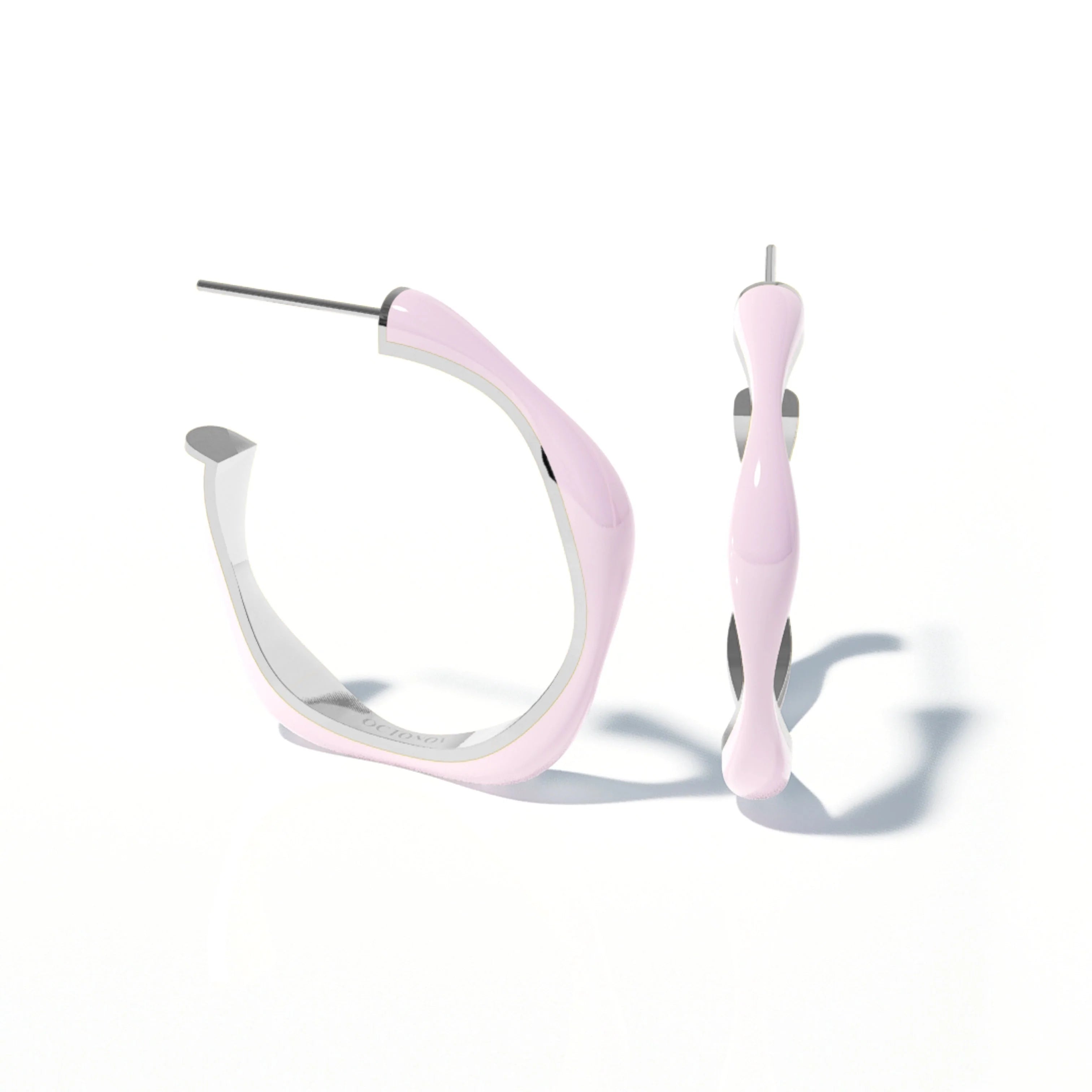 Sugar Override Hoop Earrings (SILVER)