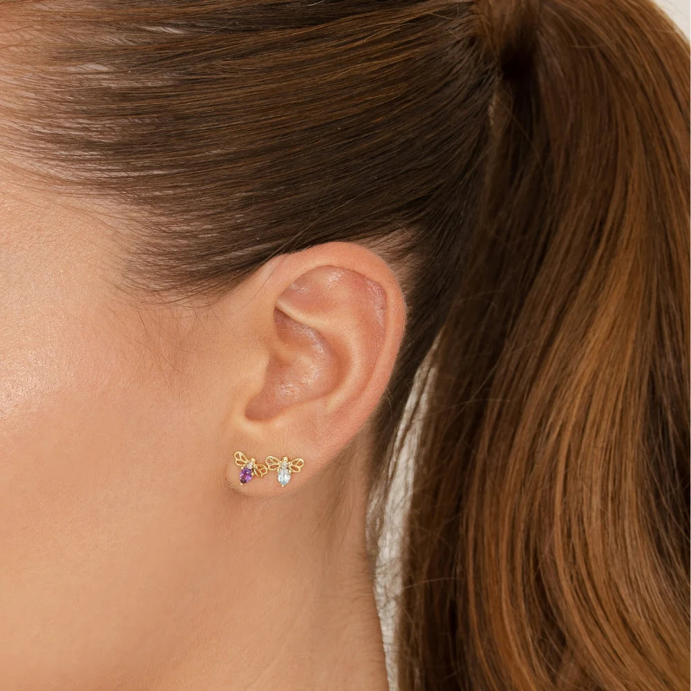 Lumina Butterfly Stud (Sky Edition)
