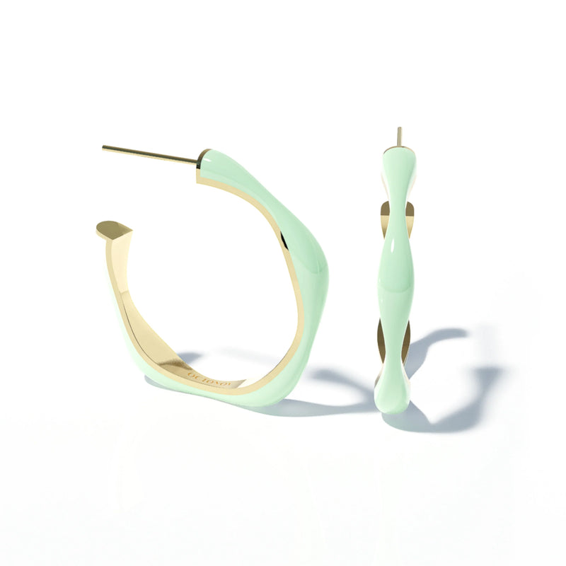 Sugar Overide Hoop Earrings (GOLD)
