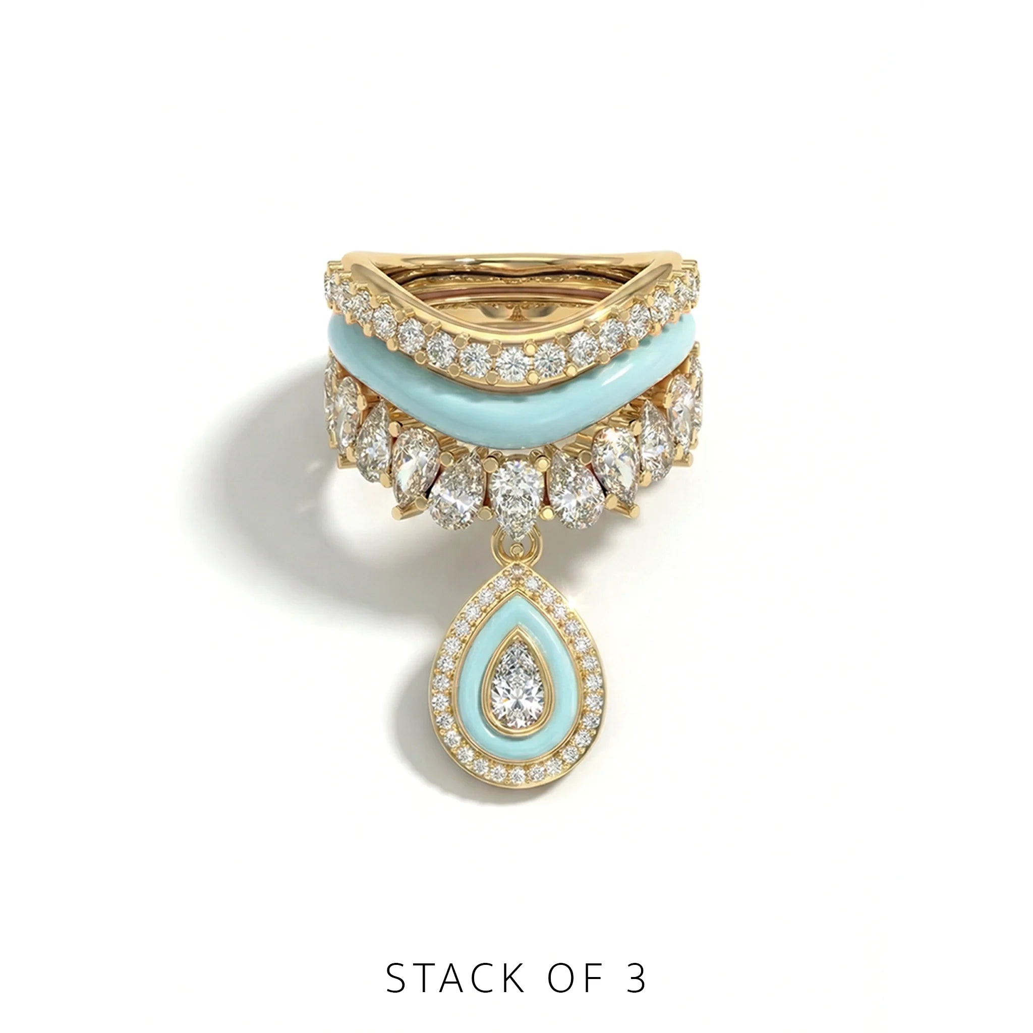 Varna-Volt Stacking Set (gold)