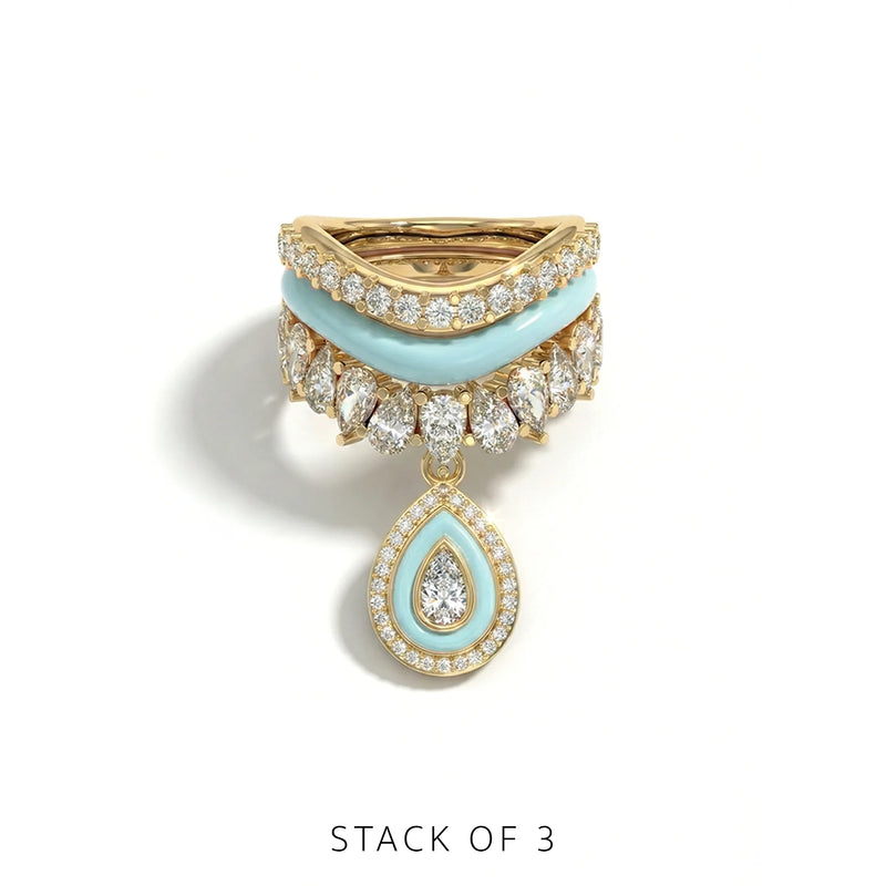 Varna-Volt Stacking Set (gold)