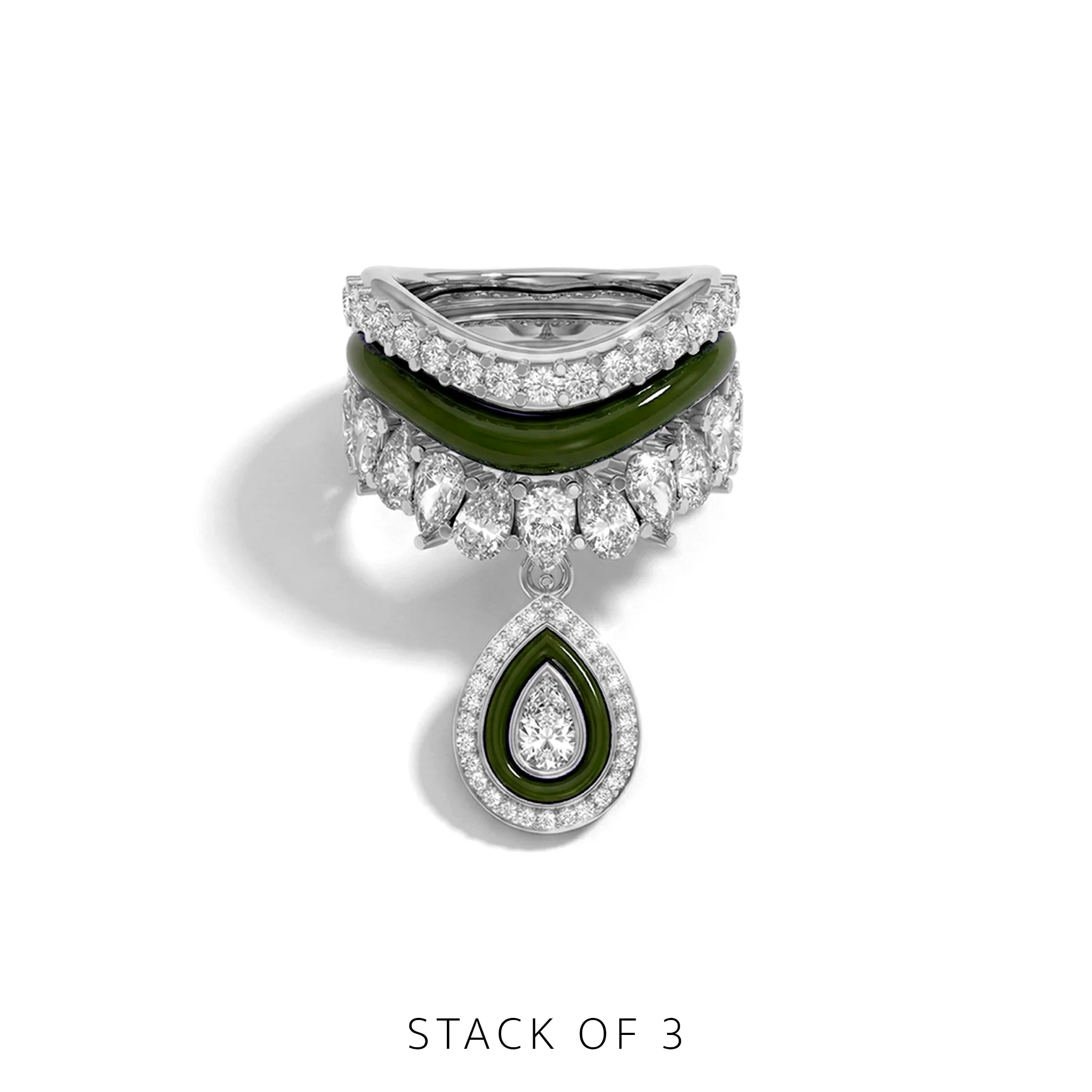 Varna-Volt Stacking Set (silver)
