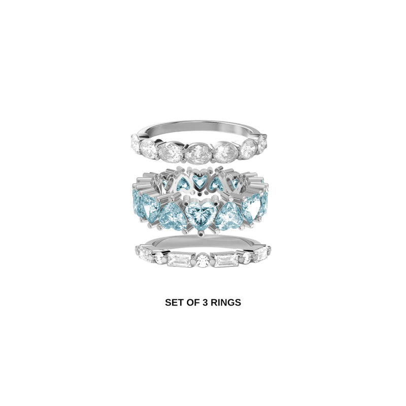 Eternal Trio Ring Set (SILVER)