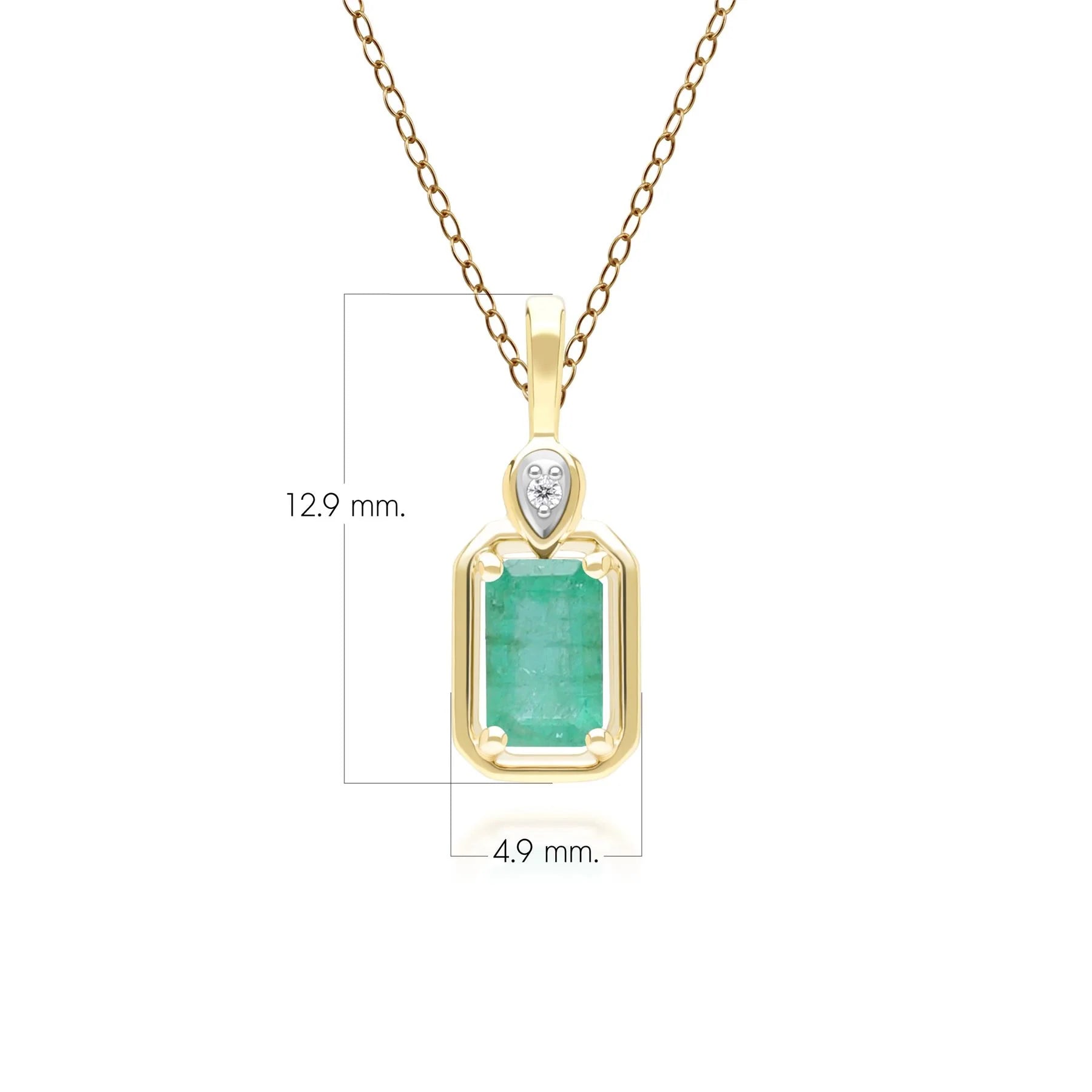 Lumina Oval Pendant (Emerald Edition)