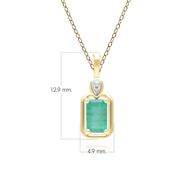 Lumina Oval Pendant (Emerald Edition)