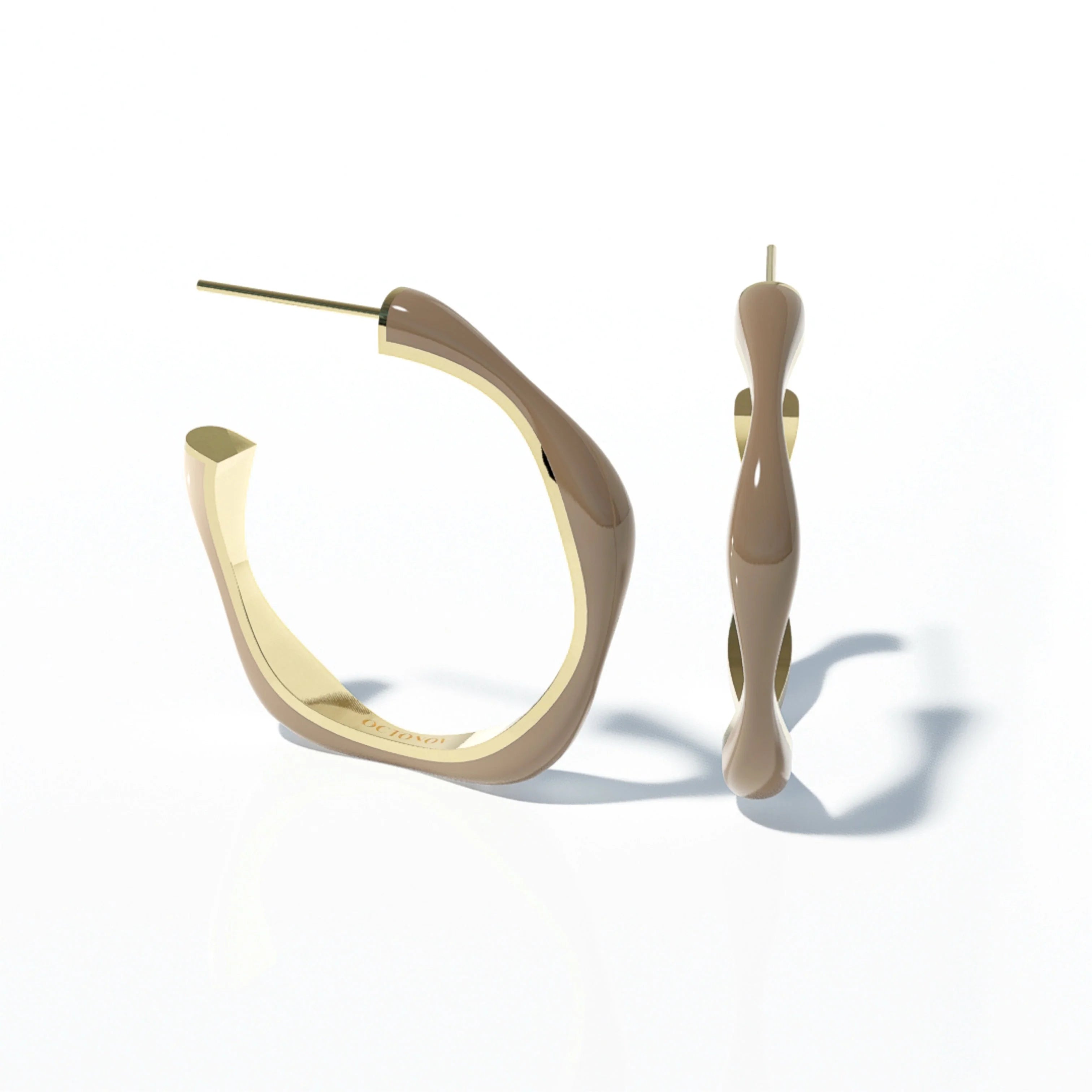 Sugar Overide Hoop Earrings (GOLD)