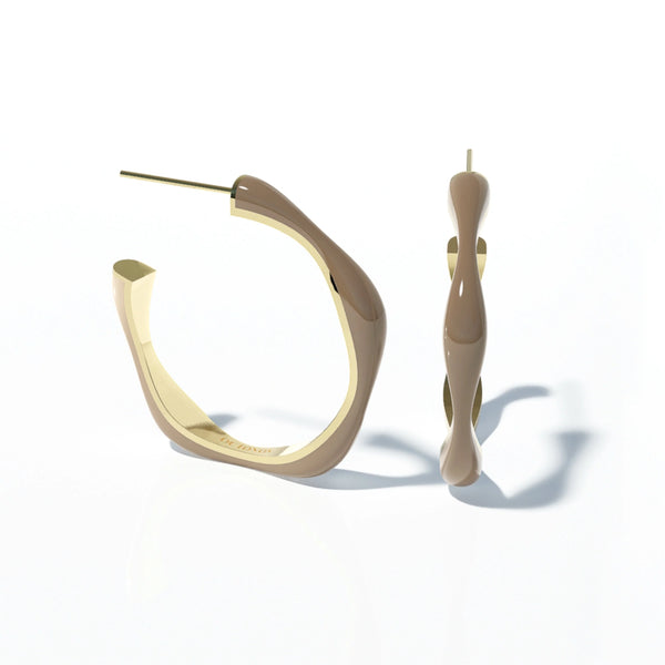 Sugar Overide Hoop Earrings (GOLD)