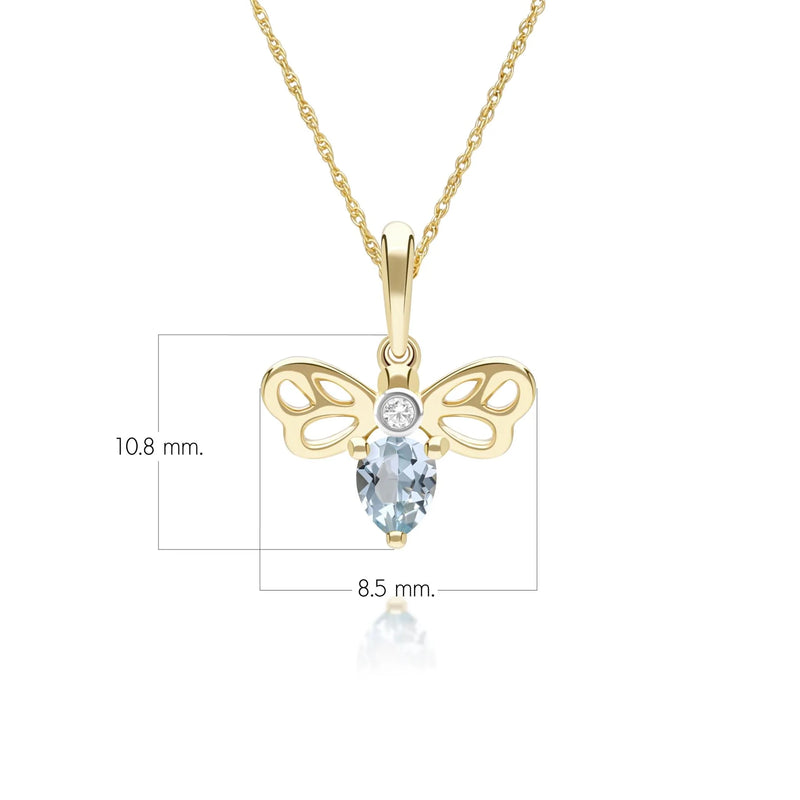 Lumina Butterfly Pendant (Garnet Edition)