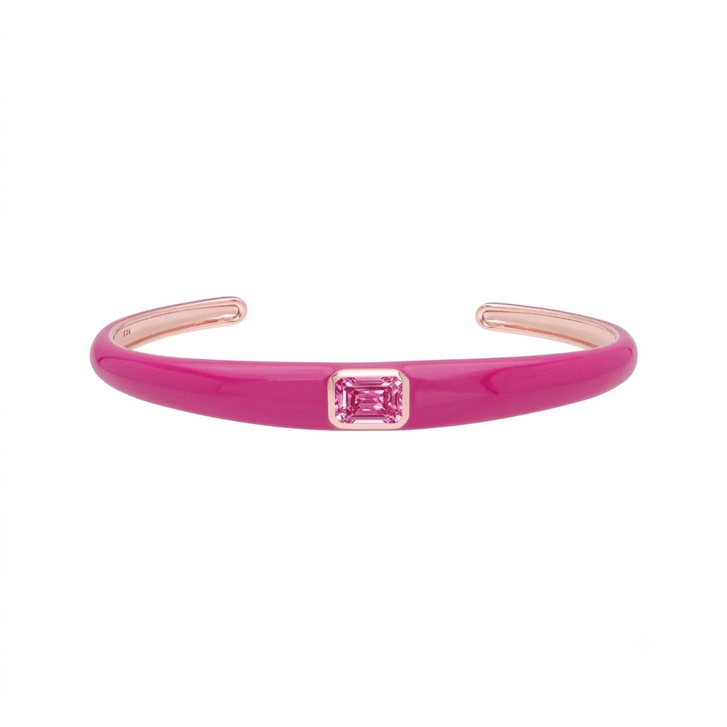 Aura Cuff  (Fuchsia Rectangle Edition)