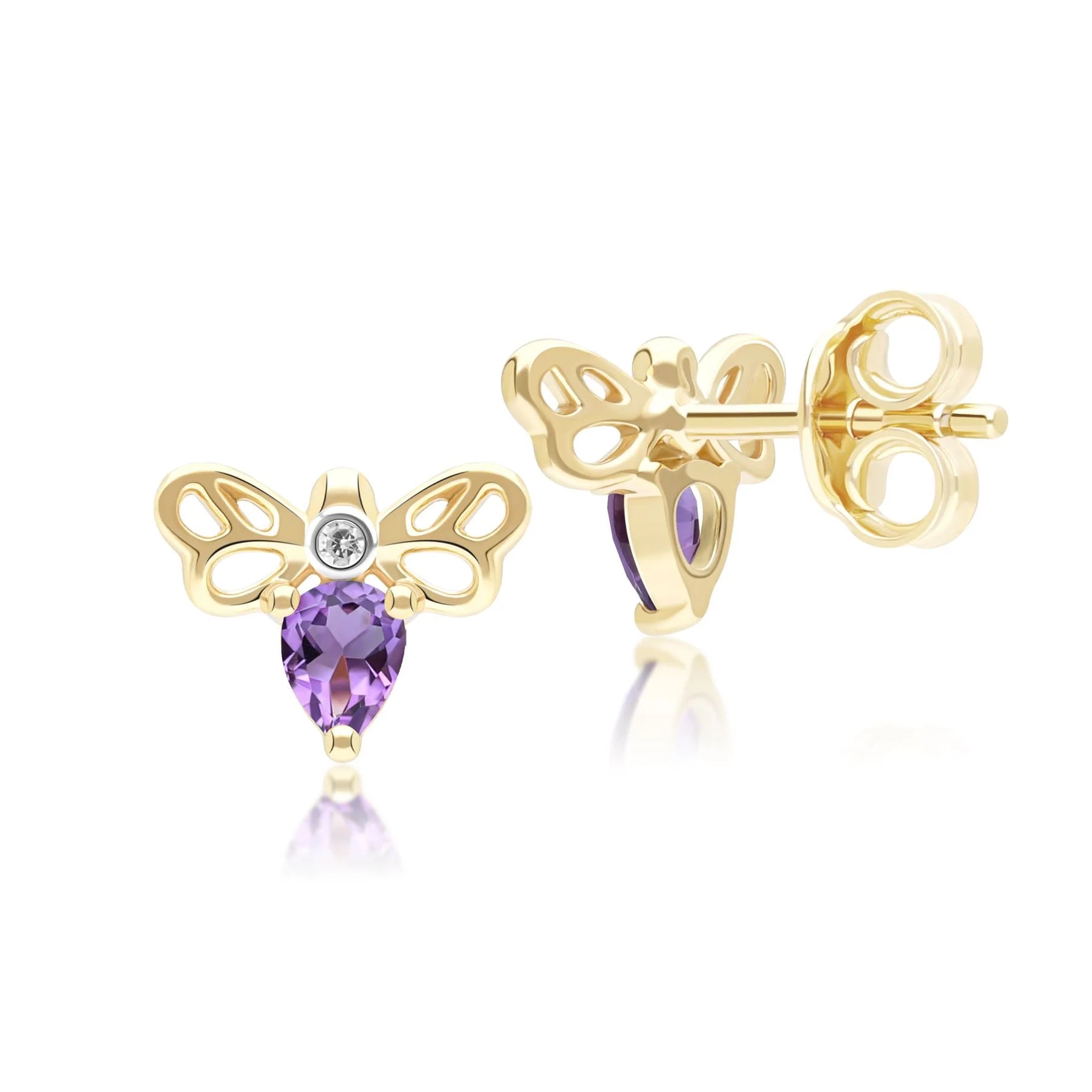 Lumina Butterfly Stud (Sky Edition)