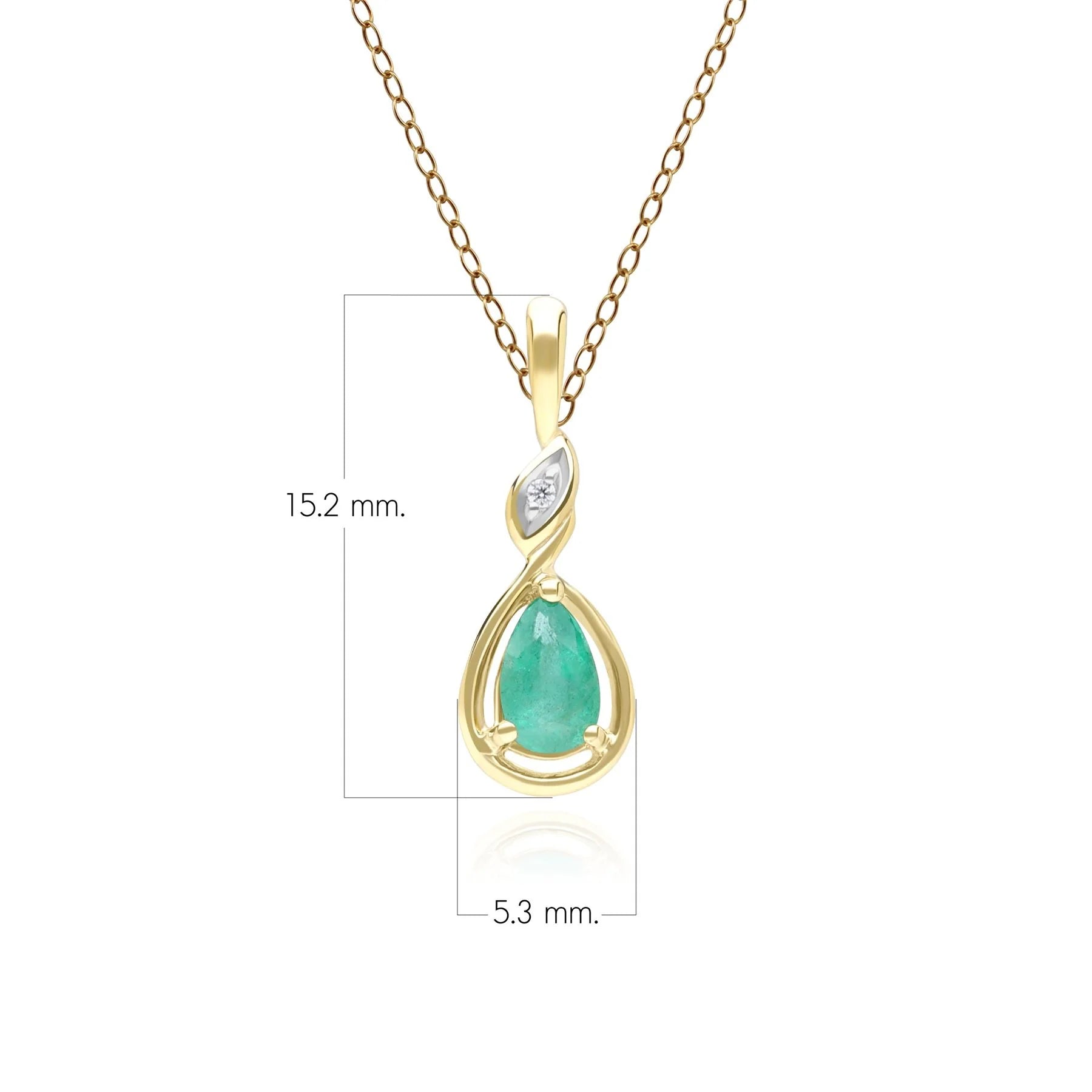 Lumina Oval Pendant (Emerald Edition)