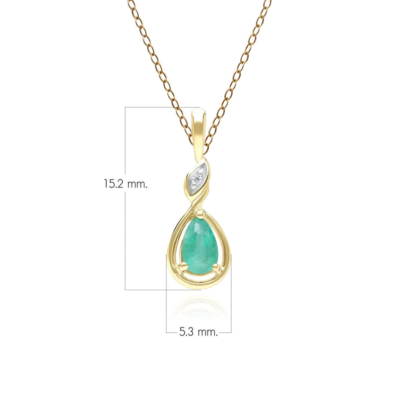 Lumina Oval Pendant (Emerald Edition)