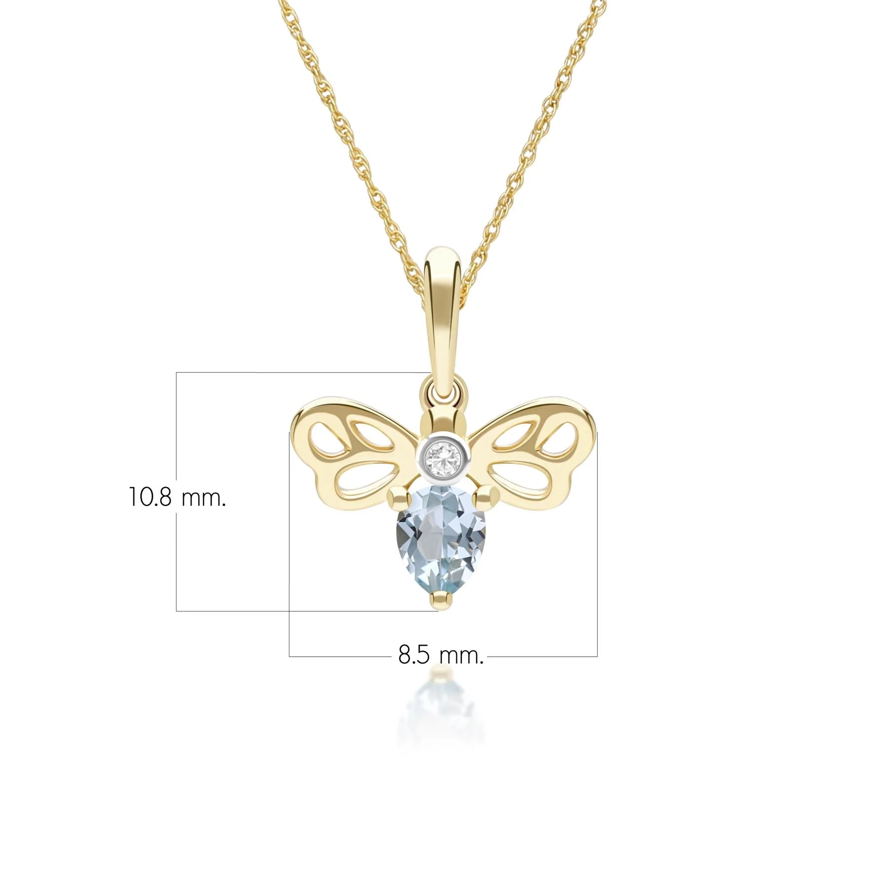 Lumina Butterfly Pendant (Sky Edition)