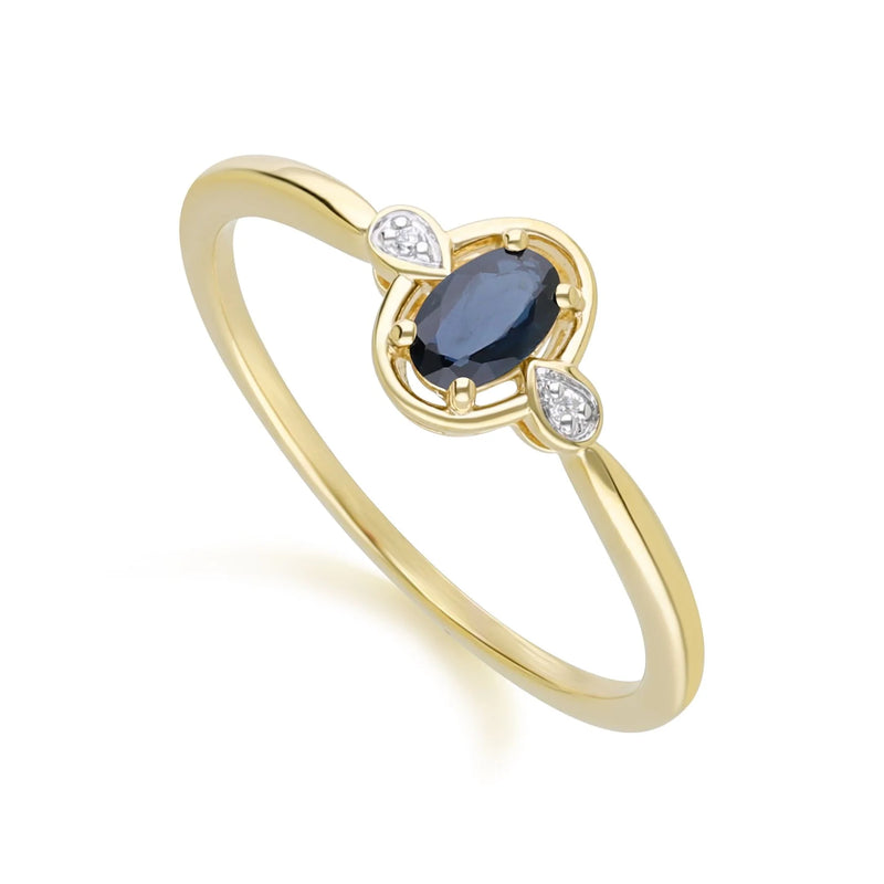 Lumina Oval Ring (Sapphire Edition)