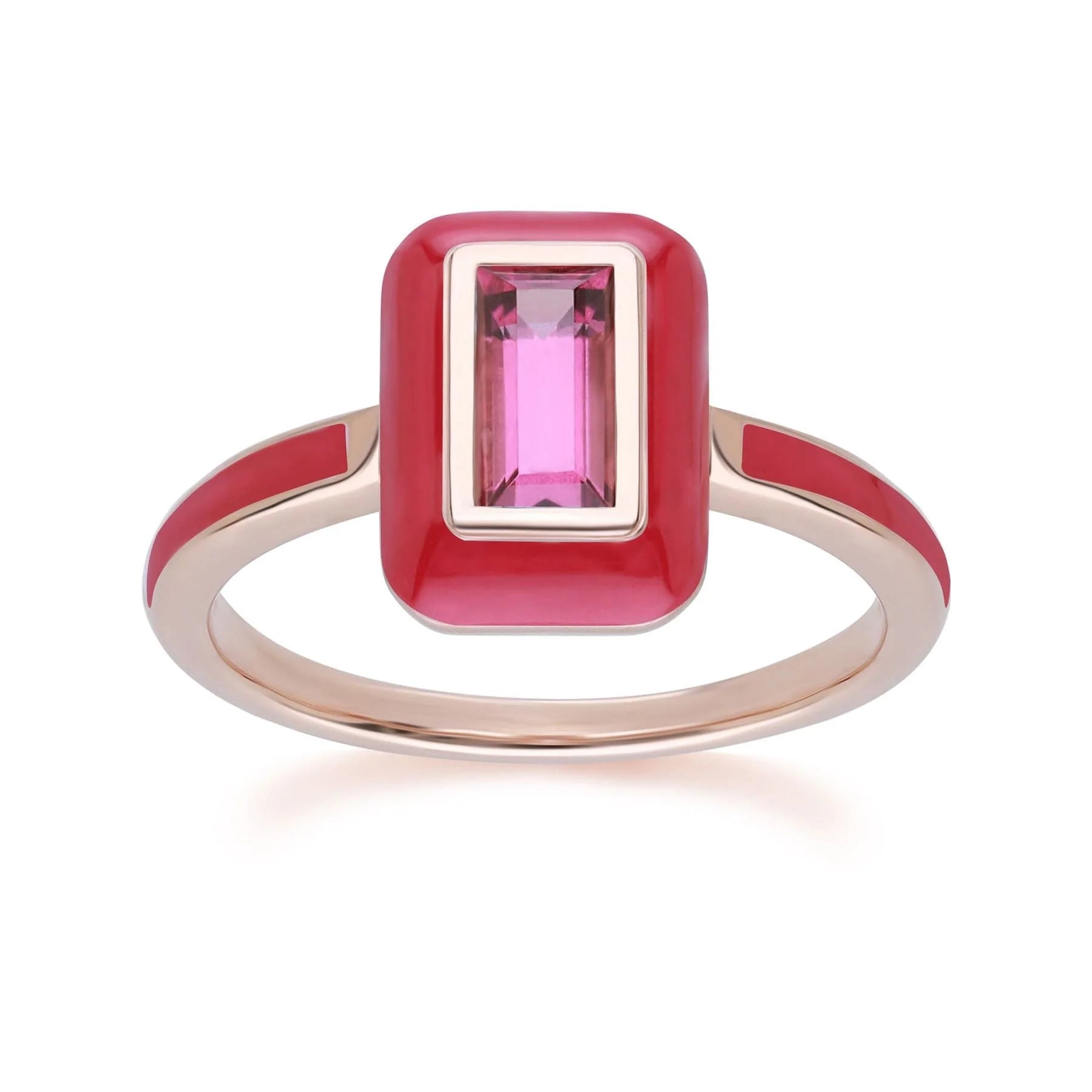 Aura Oval Ring (Fuchsia Edition)