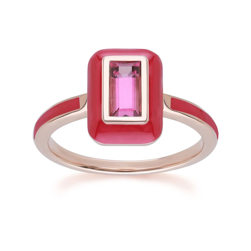 Aura Oval Ring (Fuchsia Edition)